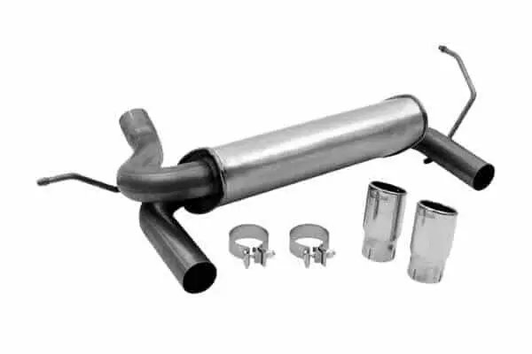 4 dynomax 39510 Axle-Back Exhaust System for Jeep Wrangler