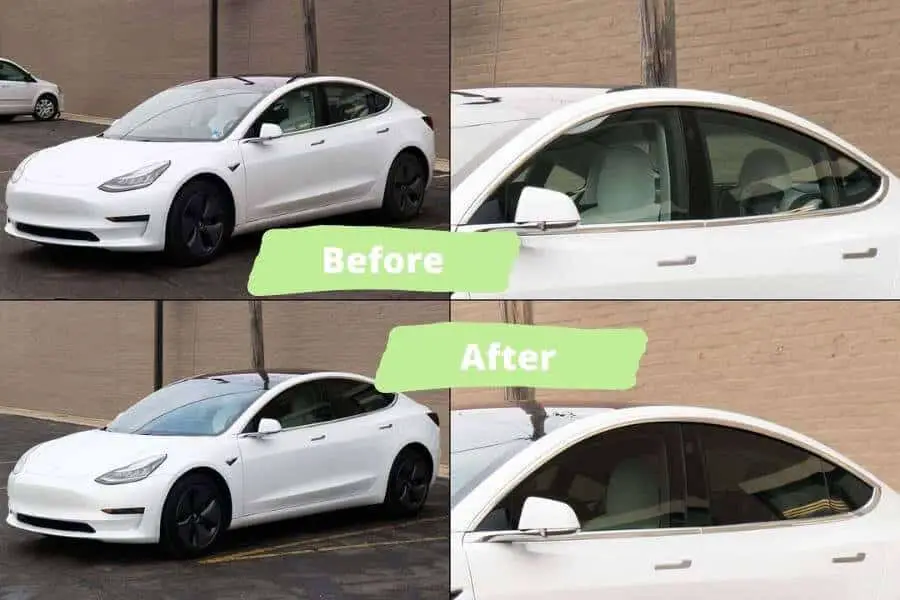 before and after 70 tint