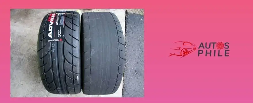 Bald vs New Tire Tread