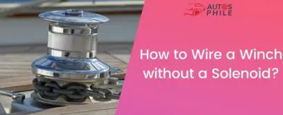 How to wire a winch without solenoid