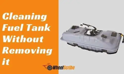 Cleaning fuel tank